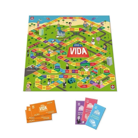 Jogo de Tabuleiro Jogo da Vida - Estrela