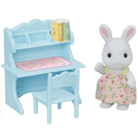 Conjunto Escrivaninha Menina Coelho Neve - Sylvanian Families