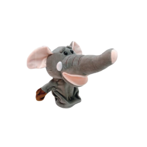 Fantoche de Pelúcia Elefante - CAA Toys