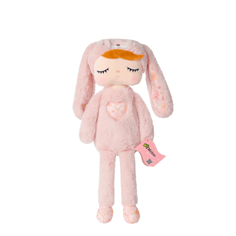 Boneca Metoo Angela Plush Manu Coelha Rosa - Bup Baby