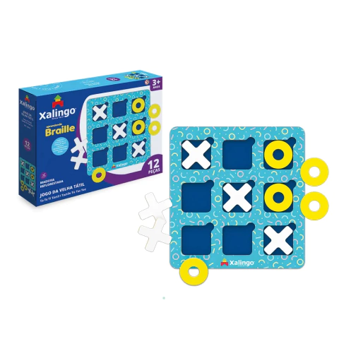 Jogo da Velha Tátil - Xalingo