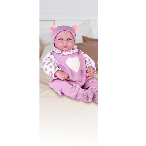 Boneca Baby Moments Reborn Menina - Cotiplas