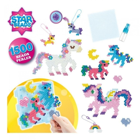Kit de Miçangas Mystic Unicorn Set - AQUABEADS