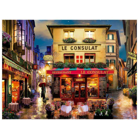 Quebra Cabeça 500 peças Café em Paris - Grow