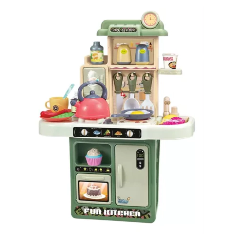 Kit Cozinha Casa Encantada Verde 34 peças - Zippy Toys