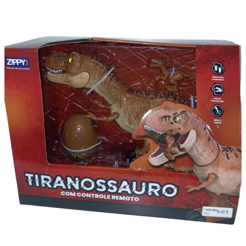 Tiranossauro com controle remoto Marom - Zippy Toys