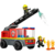 Lego City Caminhao Dos Bombeiros Com Escada De Combate Ao Fogo - 60463