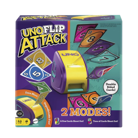 Jogo De Cartas Uno Flip Attack - Mattel HXT54