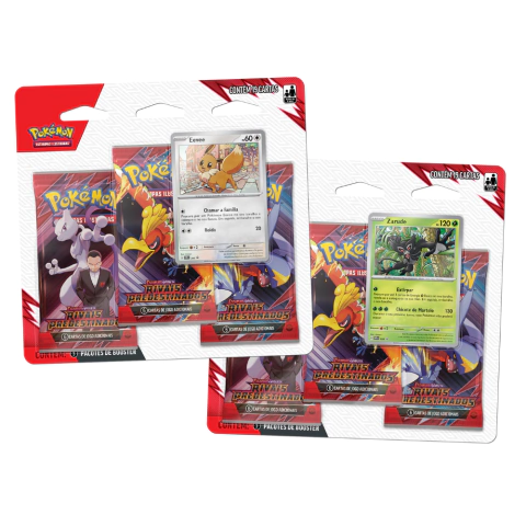 Pokemon EV10 Rivais Predestinados Blister Triplo - Copag