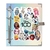 FICHÁRIO CADERNO ARGOLADO-COM 160 FOLHAS E 6 DIVISÓRIAS-Disney 07