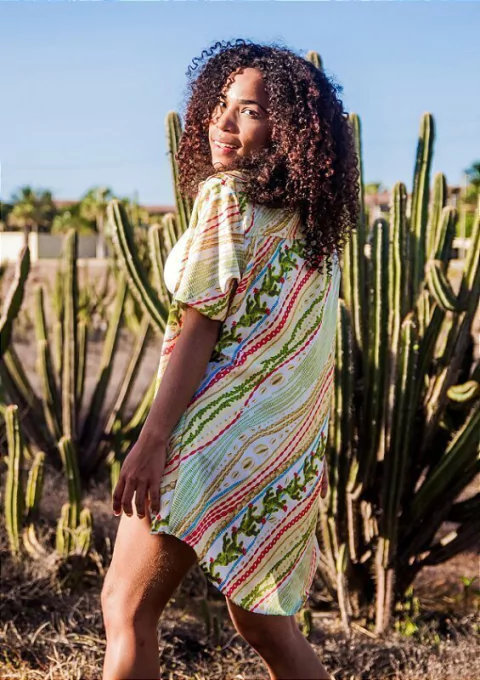 CHEMISE MULLET ESTAMPA TERRA E MAR