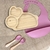 Kit Prato Coelhinho e Talheres Bambu com Babador de Silicone (4 peças) na internet