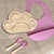 Kit Prato Patinha e Talheres Bambu com Babador de Silicone (4 peças) na internet