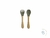 Kit Garfo e Colher de Bambu com Silicone - loja online