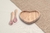 Imagem do Kit Prato Coração Bambu e Talheres Bambu (3 peças)