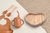 Kit Prato Coração e Talheres de Bambu com Copo e Babador em Silicone (5 peças) - Bloo Baby