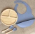 Kit Prato Divisórias e Talheres Bambu Babador de Silicone (4 peças) - comprar online