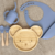 Kit Prato Urso e Talheres de Bambu com Copo e Babador em Silicone (5 peças) - comprar online