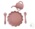 Imagem do Kit Prato Leão com Talheres e Copo de Silicone (4 peças)