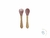 Imagem do Kit Garfo e Colher de Bambu com Silicone