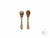 Kit Garfo e Colher de Bambu com Silicone