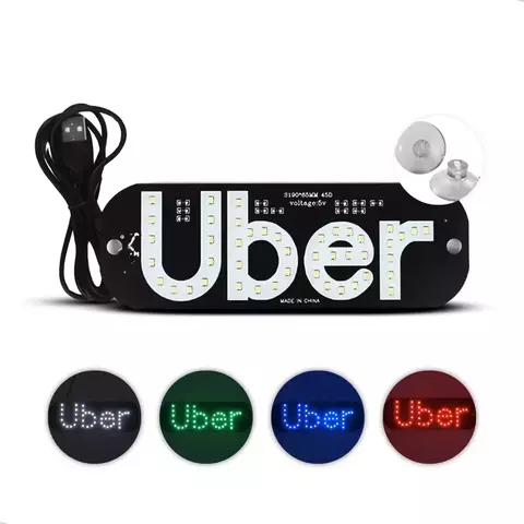 Placa led uber