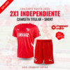 PROMO EXCLUSIVA 2x1 INDEPENDIENTE - ¡NUEVA CAMISETA TITULAR 2025 + SHORT TITULAR! - comprar online