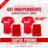 PROMO EXCLUSIVA 4x1 INDEPENDIENTE - ¡2 CAMISETAS TITULARES NUEVAS 2025 + 2 SHORTS TITULARES! - comprar online