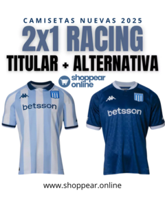 PROMO EXCLUSIVA 2x1 ACADEMIA - ¡NUEVA CAMISETA TITULAR 2025 + NUEVA CAMISETA ALTERNATIVA! - comprar online