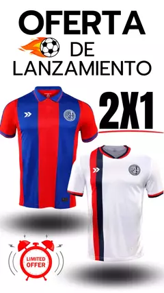 PROMO EXCLUSIVA 2x1 SAN LORENZO - ¡NUEVA CAMISETA TITULAR 2025 + NUEVA CAMISETA ALTERNATIVA! - ShoppeAR