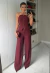 Conjunto Feminino Alfaiataria Corset Calça Cós Irregular