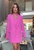 Blazer Feminino Alfaiataria Oversized na internet