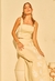 Conjunto Feminino 100% Linho Saia Midi Cropped - comprar online