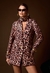 Blazer Estampado Animal Print oversized - comprar online