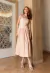 Vestido Midi Laise Cintura Baixa na internet