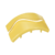 Tapa de Bajada Vertical Exterior de 90º, Para uso con Canaletas 6X4 FiberRunner™, Color Amarillo