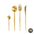 Set x 4 Cubiertos Super Premium Dorado - comprar online