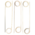 Set x 50 Pinchitos de bambu 12 CM