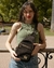 Mochila Cruzada Corderoy Negro - comprar online