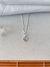 Colar de Prata 925 Medalha São Bento 10x10mm