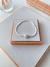 Pulseira de Berloques Banhada a Prata Tambor Cravejado com Coroa 3mm - Delicarium