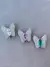 Charms Borboleta Pedra Central Todo Cravejado Banhado A Ródio Branco na internet
