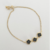 Pulseira Regulavel Insp VC Trevo Banhado a Ouro 18k e Rodio Branco na internet