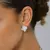 Brinco Trevo Todo Crav Banhado a Ouro 18K e Ródio Branco - Talita Sobrinho Store