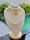 Choker Trançada com pingentes