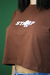 CROPPED OVERSIZED - VERIFY BROWN - loja online