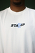 CAMISETA OVERSIZED - VERIFY OFF WHITE - Stamp & Co