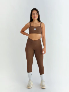Legging Candy Shop canelada - Brownie (cacau) na internet