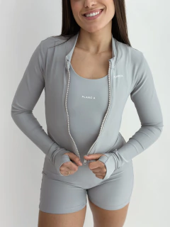 Jaqueta Slim Essence - Névoa na internet