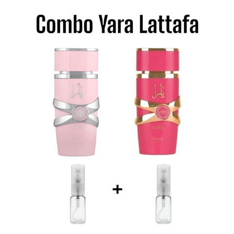 Combo Yara Lattafa - Decante 5ml + Yara Candy Lattafa - Decante 5ml